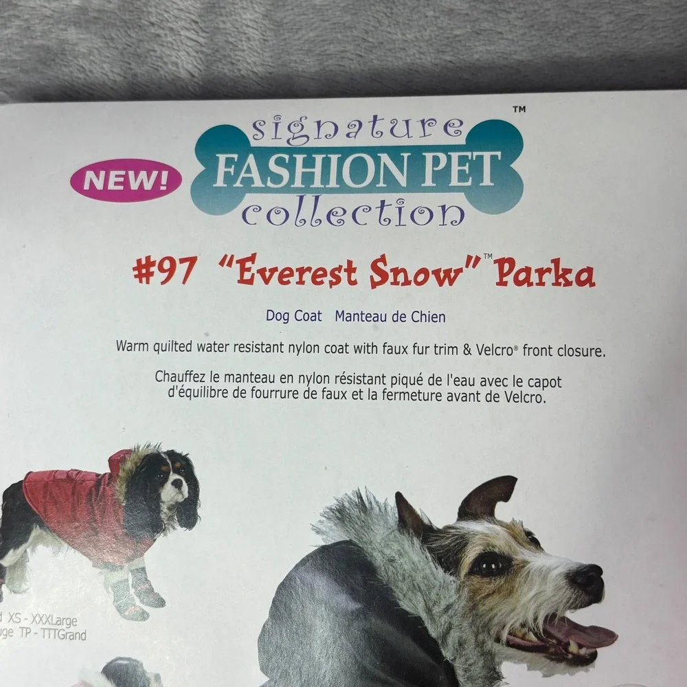 Everest Snow Parka Dog Medium Pink Quilted Faux Fur Hood Water‎ Resist Jacket